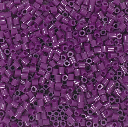 Perler 80-15258 Bulk Fuse Beads for Craft Activities 1000pcs, Mulberry Purple