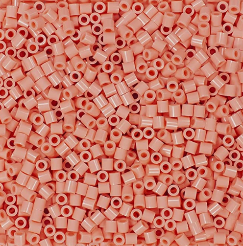 Perler 80-15255 Bulk Fuse Beads for Craft Activities 1000pcs, Orange Cream