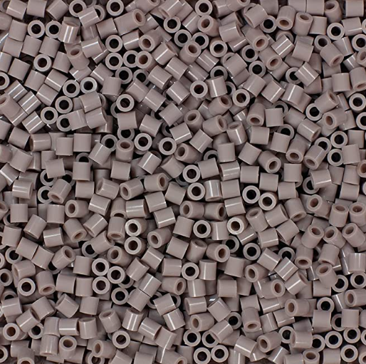 Perler 80-15260 Bulk Fuse Beads for Craft Activities 1000pcs, Stone Gray