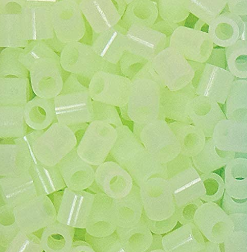 Perler 80-19075 Bulk Fuse Beads for Craft Activities 1000pcs, Glow in the Dark Green