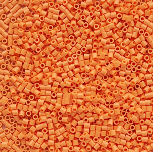 Perler 80-15213 Bulk Fuse Beads for Craft Activities 1000pcs, Apricot