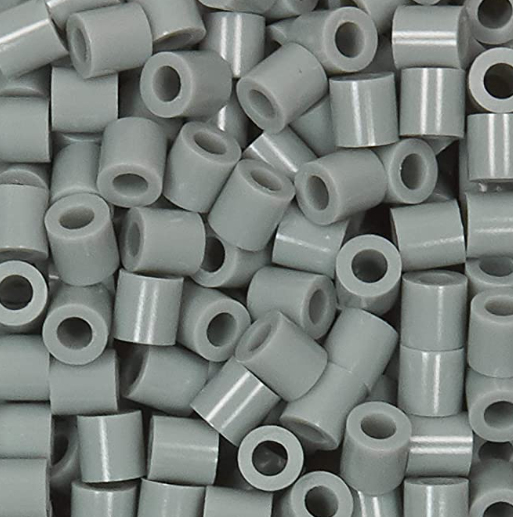 Perler 80-15206 Bulk Fuse Beads for Craft Activities 1000pcs, Pewter