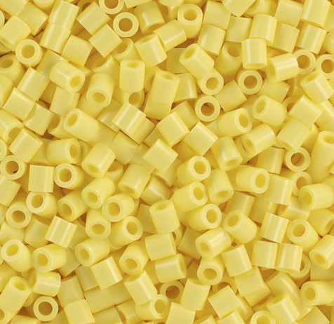 Perler 80-19056 Bulk Fuse Beads for Craft Activities 1000pcs, Pastel Yellow