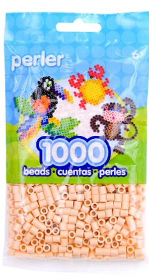 Perler 80-19098 Bulk Fuse Beads for Craft Activities 1000pcs, Sand