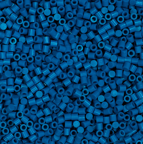 Perler 80-16099 Solid-Top Cap Fuse Beads, 750pcs, Cobalt Blue