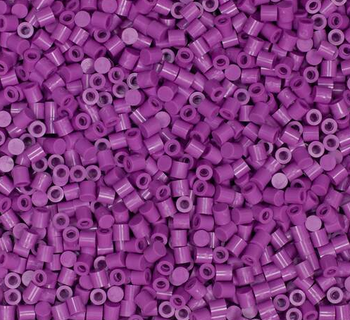 Perler 80-16103 Solid-Top Cap Fuse Beads, 750pcs, Plum