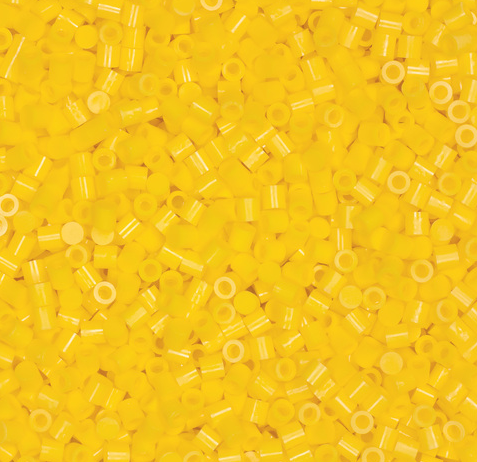 Perler 80-16095 Solid-Top Cap Fuse Beads, 750pcs, Yellow