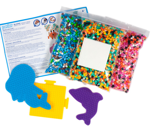 Perler 80-42969 Mermaid Beads Large Bucket Kit, 8500pcs