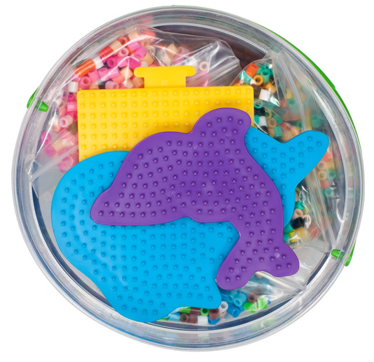 Perler 80-42969 Mermaid Beads Large Bucket Kit, 8500pcs