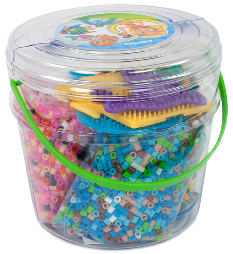 Perler 80-42969 Mermaid Beads Large Bucket Kit, 8500pcs
