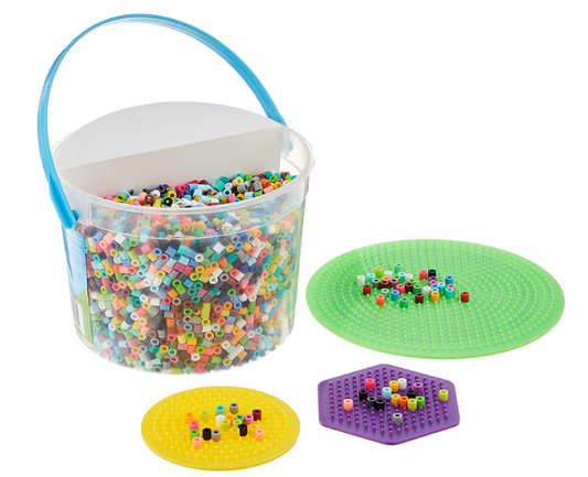 Perler 80-42934 Mandalas Activity Beads Large Bucket Kit, 5500pcs