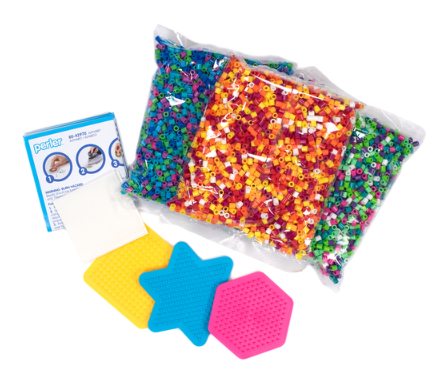 Perler 80-42970 Alphabet Activity Beads Large Bucket Kit, 8500pcs