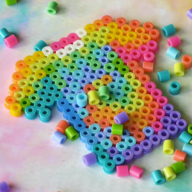 Perler 80-42965 Tie Dye Beads Small Bucket Kit, 5000pcs