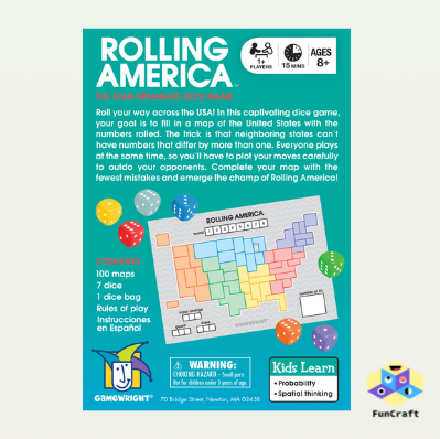 Gamewright #1204 Rolling America™