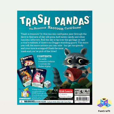 Gamewright #252 Trash Pandas™