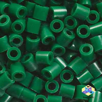 Perler 80-11086 Bulk Fuse Beads for Craft Activities 6000pcs, Dark Green