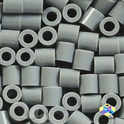 Perler 80-11087 Bulk Fuse Beads for Craft Activities 6000pcs, Grey