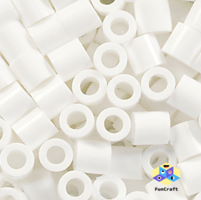 Perler 80-11093 Bulk Fuse Beads for Craft Activities 6000pcs, White