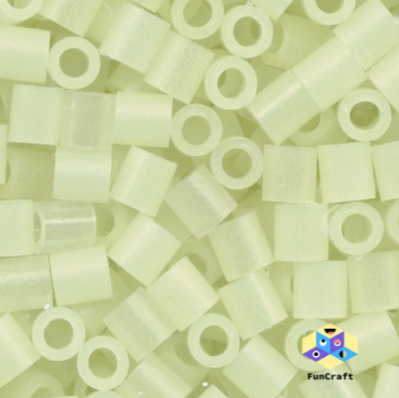 Perler 80-11095 Bulk Fuse Beads for Craft Activities 6000pcs, Glow in the Dark Green