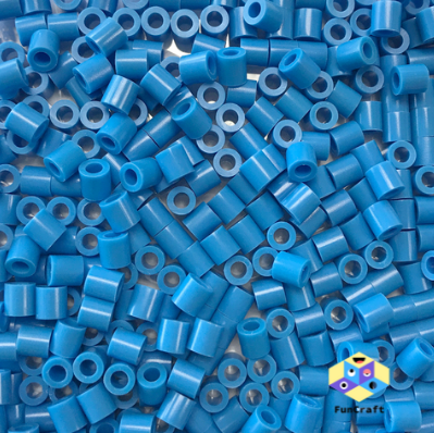 Perler 80-11101 Bulk Fuse Beads for Craft Activities 6000pcs, Light Blue