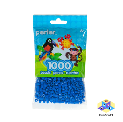 Perler 80-15200 Bulk Fuse Beads for Craft Activities 1000pcs, Cobalt Blue