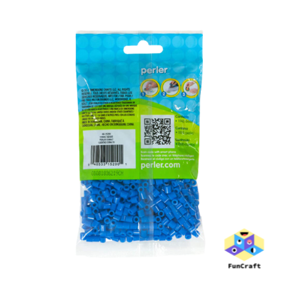 Perler 80-15200 Bulk Fuse Beads for Craft Activities 1000pcs, Cobalt Blue