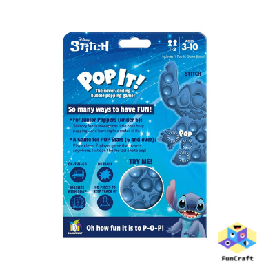 Gamewright #1906 Disney Pop It! - Stitch