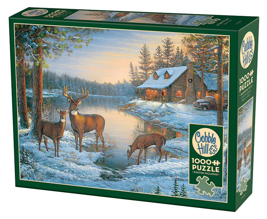 Cobble Hill 1000 Piece Puzzle - Quiet Place - Sample Poster Included