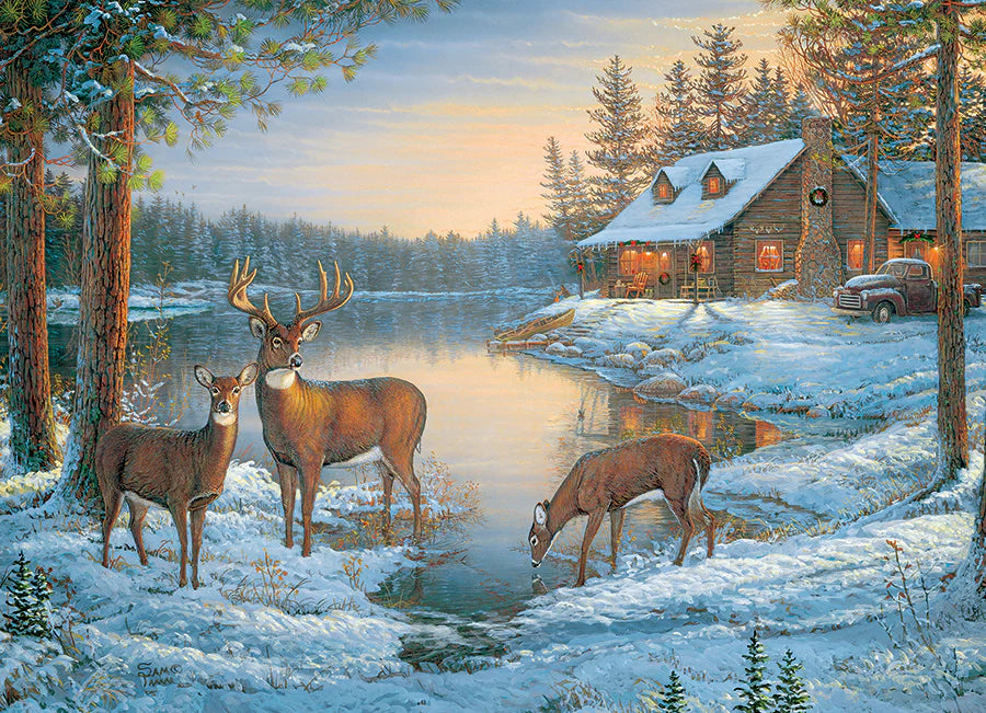 Cobble Hill 1000 Piece Puzzle - Quiet Place - Sample Poster Included