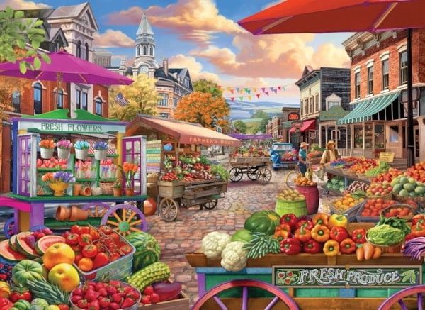 Eurographics jigsaw puzzle, Market Day, 500 pcs