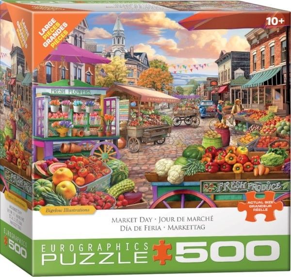 Eurographics jigsaw puzzle, Market Day, 500 pcs