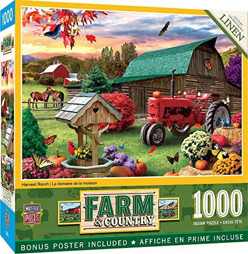 MasterPieces Farm Country 1000 Puzzles Collection - 1000 Piece Jigsaw Puzzle