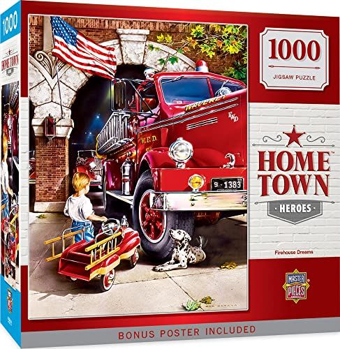 MasterPieces Hometown Heroes 1000 Puzzles Collection - 1000 Piece Jigsaw Puzzle