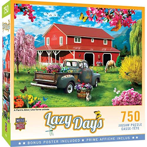 MasterPieces Lazy Days 750 Puzzles Collection - 750 Piece Jigsaw Puzzle