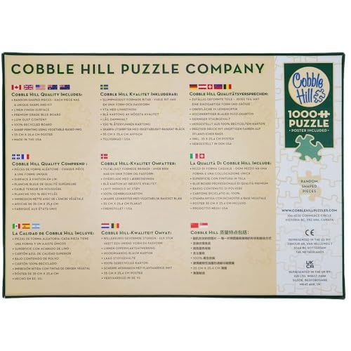 Cobble Hill 1000 Piece Puzzle - The River's Edge - Sample Poster Included
