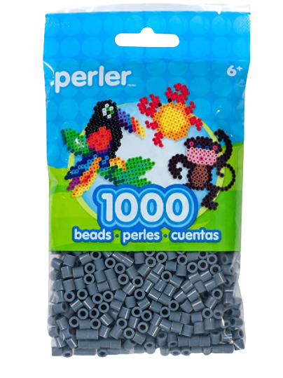 Perler 80-15252 Bulk Fuse Beads for Craft Activities 1000pcs, Slate Blue