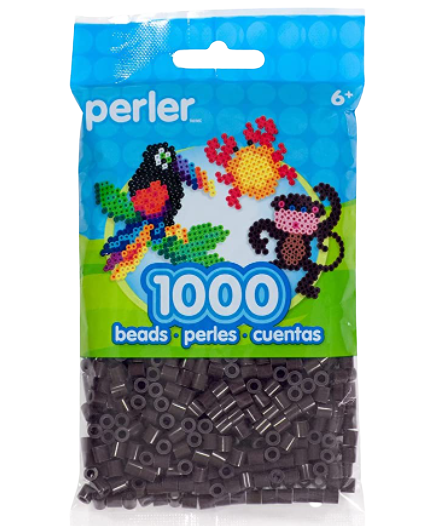 Perler 80-15262 Bulk Fuse Beads for Craft Activities 1000pcs, Cocoa Brown