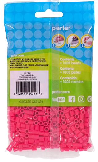 Perler 80-15256 Bulk Fuse Beads for Craft Activities 1000pcs, Red Fruit Punch