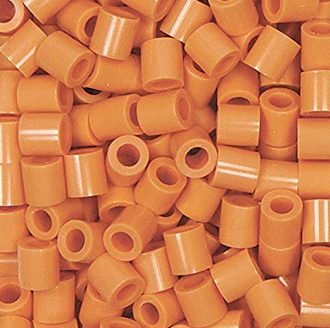 Perler 80-19090 Bulk Fuse Beads for Craft Activities 1000pcs, Butterscotch Orange