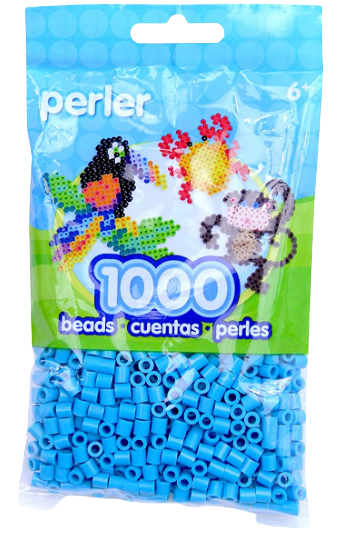 Perler 80-19062 Bulk Fuse Beads for Craft Activities 1000pcs, Turquoise