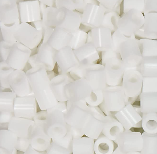 Perler 80-19001 Bulk Fuse Beads for Craft Activities 1000pcs, White