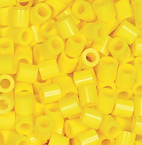 Perler 80-19003 Bulk Fuse Beads for Craft Activities 1000pcs, Yellow