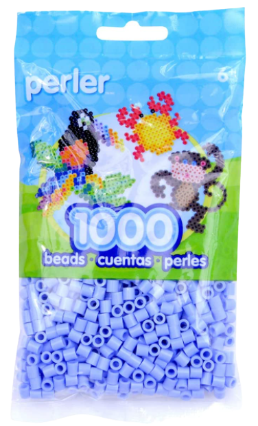 Perler 80-19093 Bulk Fuse Beads for Craft Activities 1000pcs, Blueberry Cream