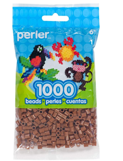 Perler 80-15250 Bulk Fuse Beads for Craft Activities 1000pcs, Gingerbread