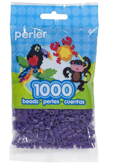 Perler 80-15243 Bulk Fuse Beads for Craft Activities 1000pcs, Grape