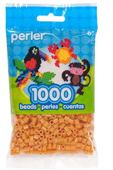 Perler 80-15249 Bulk Fuse Beads for Craft Activities 1000pcs, Honey