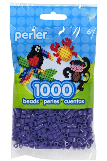 Perler 80-15245 Bulk Fuse Beads for Craft Activities 1000pcs, Iris