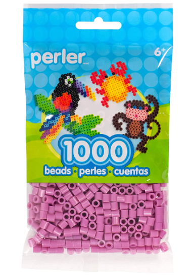 Perler 80-15210 Bulk Fuse Beads for Craft Activities 1000pcs, Orchid Purple