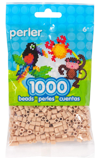 Perler 80-15205 Bulk Fuse Beads for Craft Activities 1000pcs, Fawn