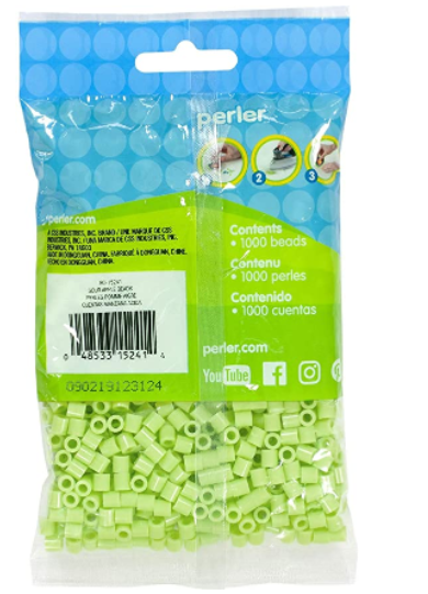 Perler 80-15241 Bulk Fuse Beads for Craft Activities 1000pcs, Sour Apple